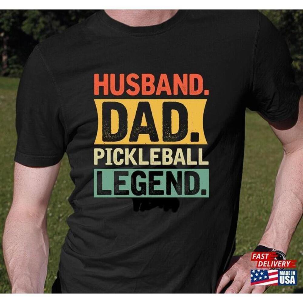 Husband Dad Pickleball Legend Tshirt